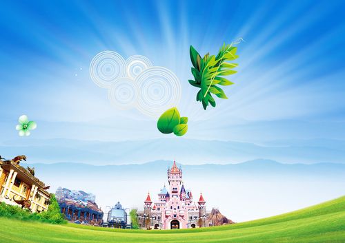 方特欢乐世界游乐园宣传海报背景素材