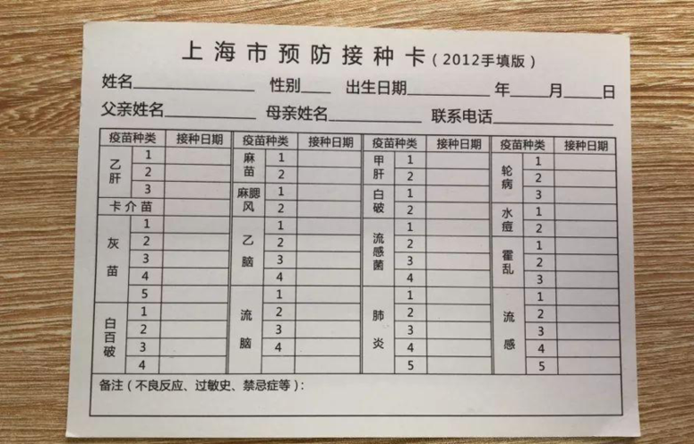 因此入境前会要求家长出示以前的接种记录(凭预防接种证上的记录到出