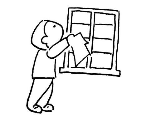 关于大扫除的手抄报简笔画