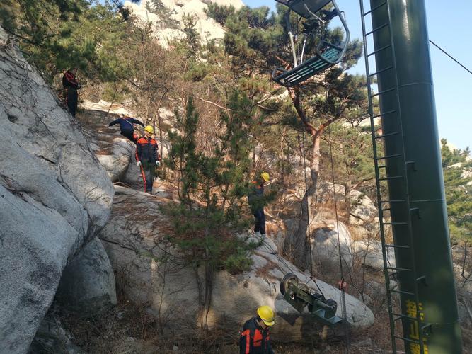 仰口索道圆满完成索道年度大修工作