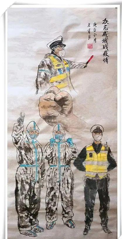 抗击疫情61文艺助力用画笔描绘逆行者的精神图谱