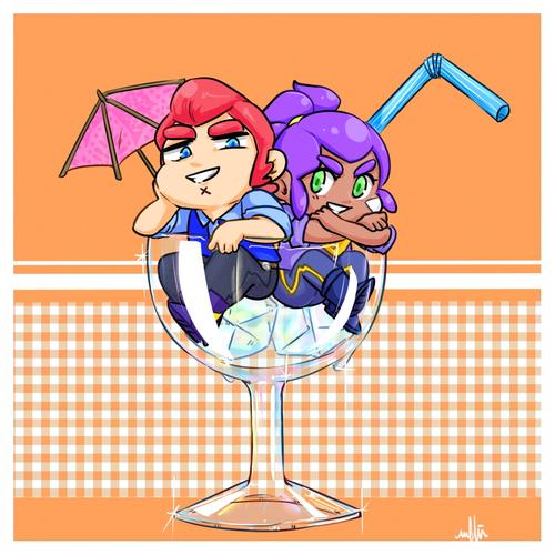 pixiv上荒野乱斗的图(要画师id单独联系我)