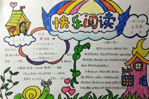 读书时间手抄报图片