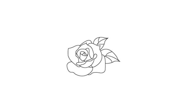 月季花简笔画怎么画月季花简笔画简单