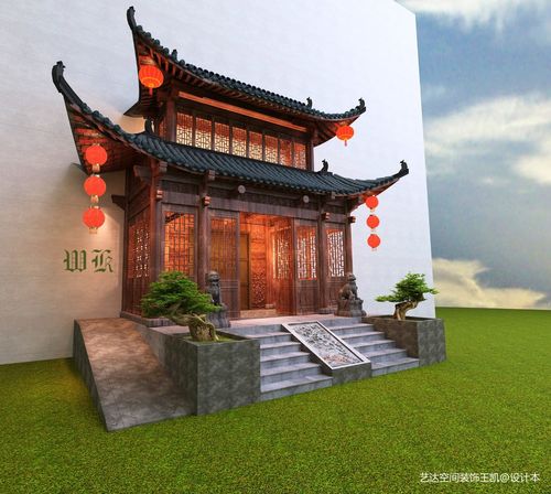 别墅古建筑大门_4013815 – 设计本装修效果图