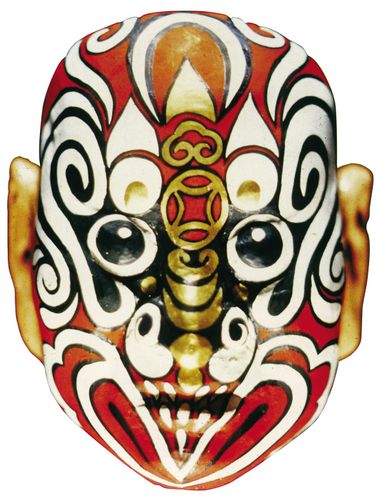 陕西宝鸡社火脸谱之二