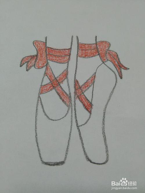 芭蕾舞鞋的简易画怎么画