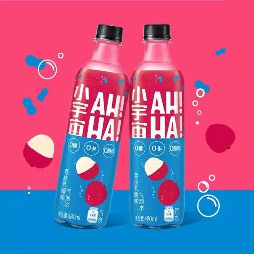 小宇宙ahha气泡水480ml12整箱荔枝乳酸菌味480ml12瓶