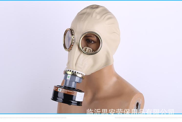 批发双球防毒面具95式鬼脸防毒罩工业化工厂用专业防毒面具