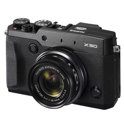 富士(fujifilm) x30 高端紧凑型数码相机 黑色