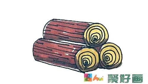 木堆简笔画的画法怎么画简笔画教程