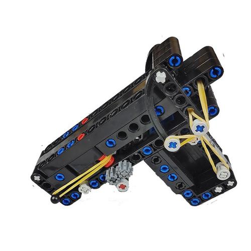 乐高积木拼装皮筋手枪孩子远离手机必备玩具