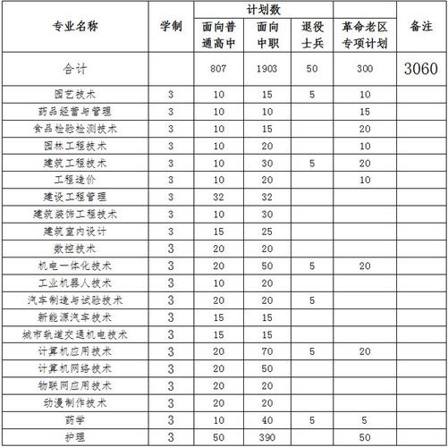 阜阳职业技术学院2021年分类考试招生章程