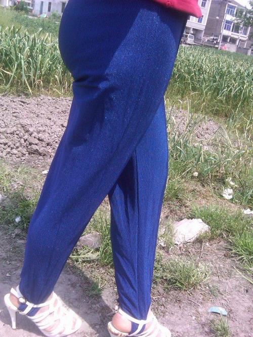 深蓝色老式健美裤 (第1页)