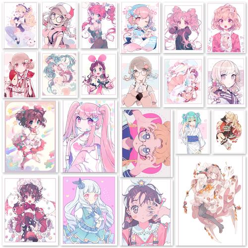 少儿创意美术马克笔漫画动物人物临摹卡片范画手绘动漫图片素材