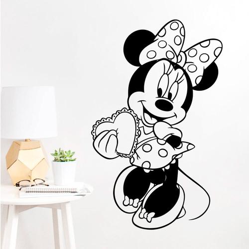 米妮蝴蝶结爱心mickey nini bow love fish 儿童房墙贴wall decor