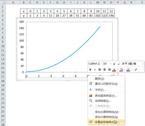 excel曲线图中坐标数字如何更改