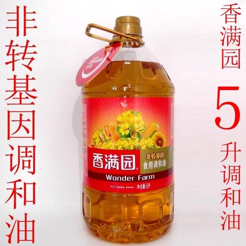 非转基因调和油 香满园调和油 香满园非转基因食用调和油 瓶 5l