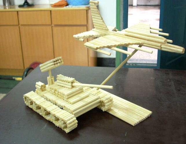 一次性筷子手工坦克(2)