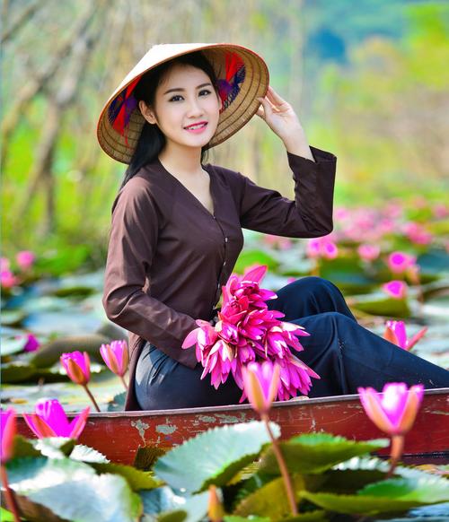 越南女人 采莲女