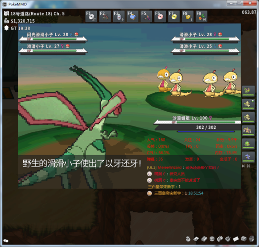 萌新的出闪日常 - 追闪记录 - pokemmo