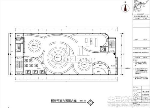 企业展厅平面图 (4/10)