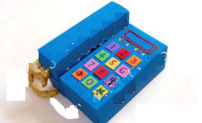 用牙膏盒怎么做电话手工