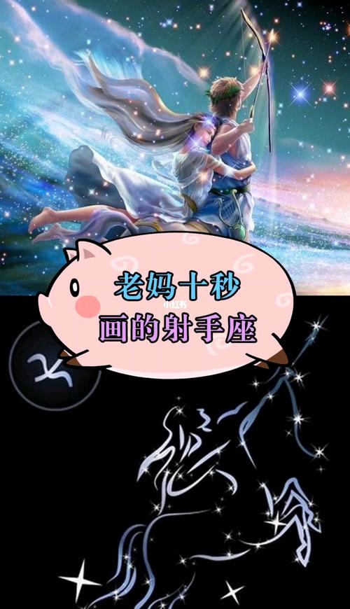 老妈十秒画的射手座_射手座_我是女生_文化_绘画