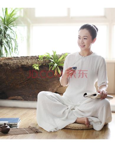 【禅意禅修打坐服】佛教女居士服装佛系衣服女服茶服棉麻女装套装秋