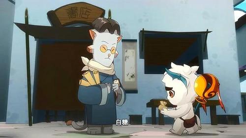 京剧猫:白糖闷闷不乐,正在发愁,巧遇好心猫