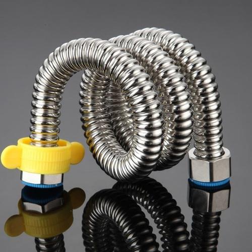 软管水管 分热水器防爆加长金属进水冷热管 4 不锈钢波纹管 304