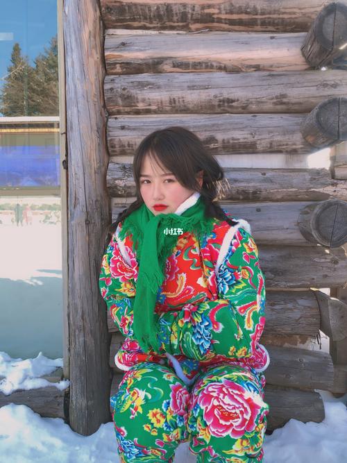 东北花棉袄_棉袄_时尚_穿搭