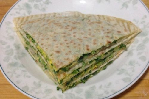 韭菜鸡蛋菜饼