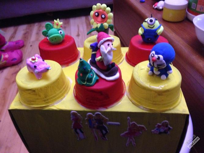 晒晒我给孩子做的橡皮泥玩偶