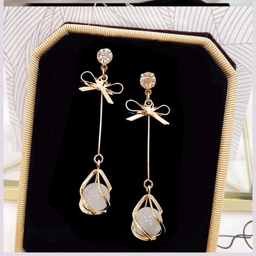 秋冬冬秋新款2020长款耳环古风耳坠气质复古风穿旗袍