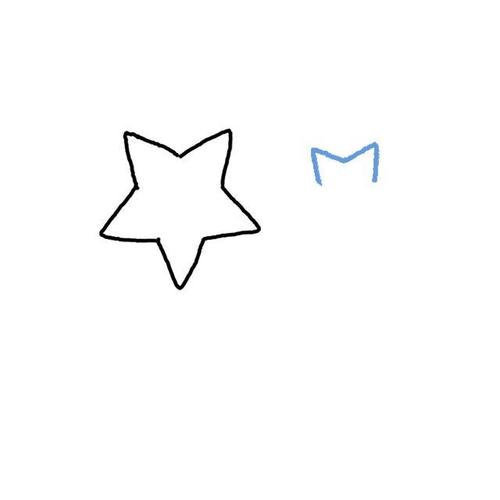 如何画星星简笔画