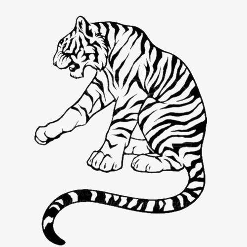 关键词 : 手绘,手绘画,老虎,动物