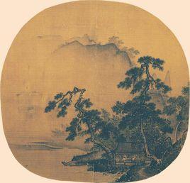 宋夏珪扇面画观瀑图一般指宋夏珪观瀑图