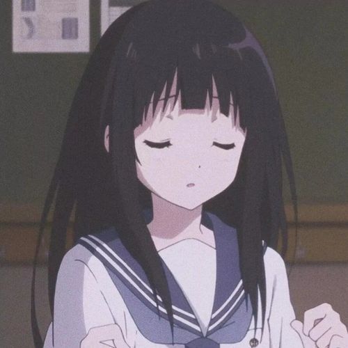 动漫女头冰菓高清无水印