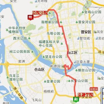 福州66路公交车路线