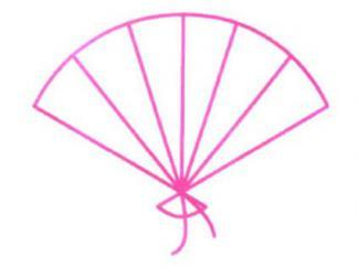扇子简笔画怎么画 古代扇子简笔画图片教程