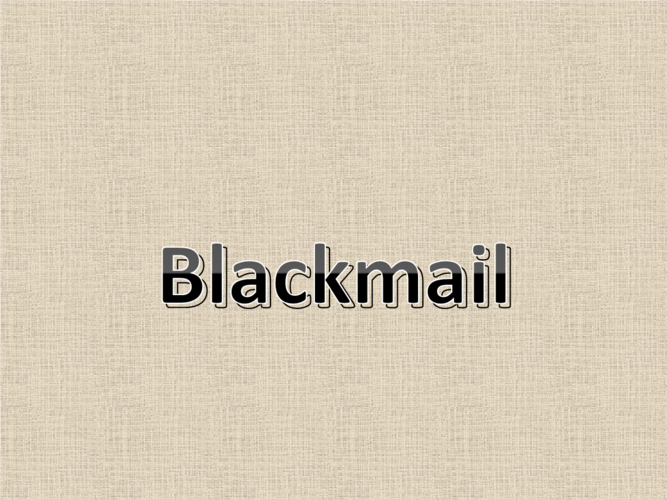 blackmail要点.pptx