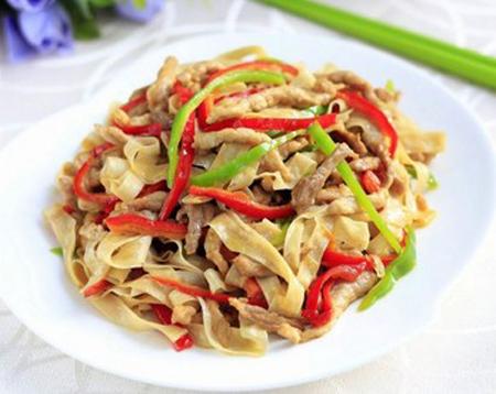 肉丝油豆皮怎么做