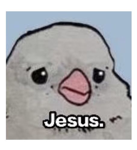 请问谁有jesus那个表情包吗,震惊嫌弃脸那个