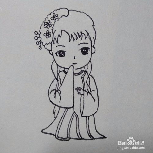 林黛玉简笔画手抄报 手抄报简单又好看