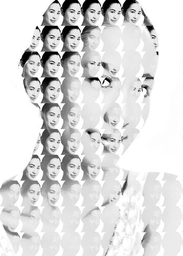 怎么用很多张图片组成一张人脸图片?