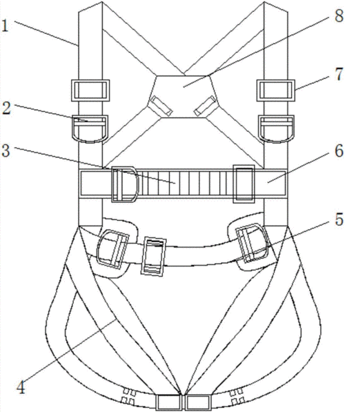 一种安全性高空作业安全带制造技术