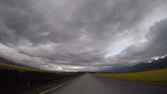 沿着国道227盘山公路继续往下开,便是祁连山脚下的万亩花海了.