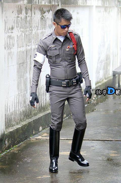曼谷靴警帅哥 - shuaijingkuxue - 雄靴世界