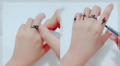 在手上画画成为潮流,别以为简单,最后一个以假乱真